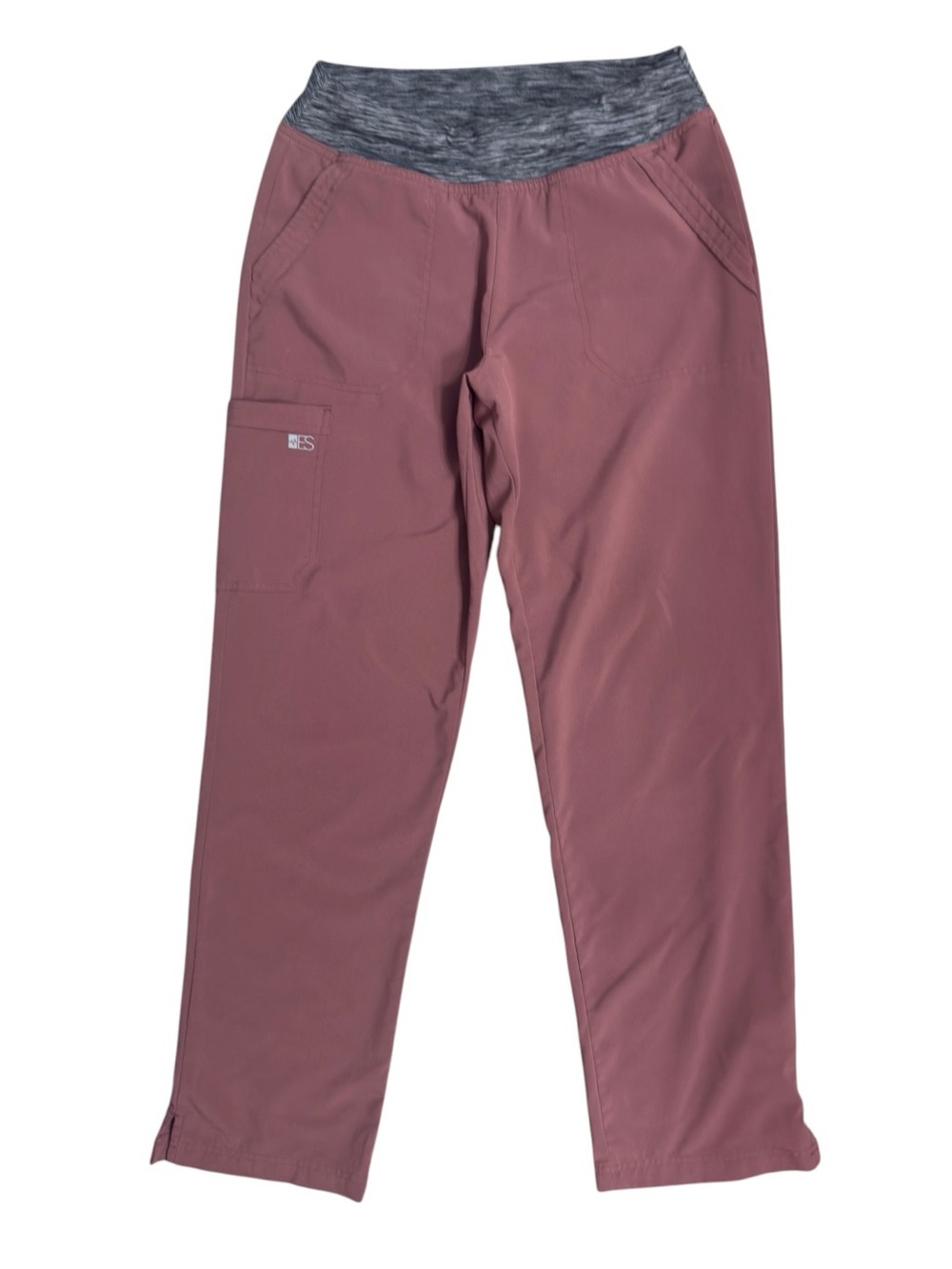 Easy STRETCH Women's Sienna 5-Pocket Straight Leg Yoga Scrub Pants EUC small